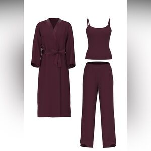 NWT Victoria's Secret Winter Wine Pajama Set.